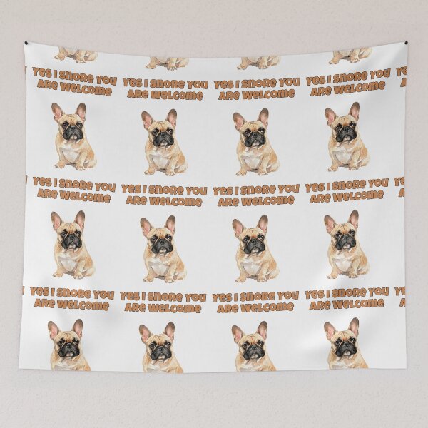 Item preview, Snoring French Bulldog Funny Frenchie Design designed and sold by NatureUnleashed.