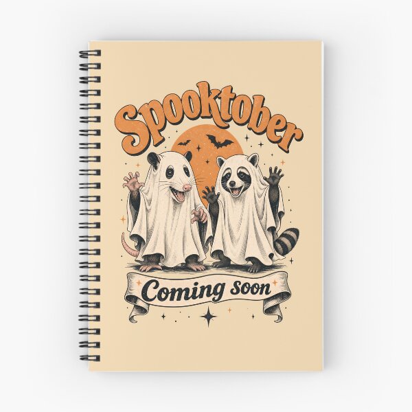 Item preview, Celebrating Spooktober with Raccoon and Opossum  designed and sold by ParadoxParadox.