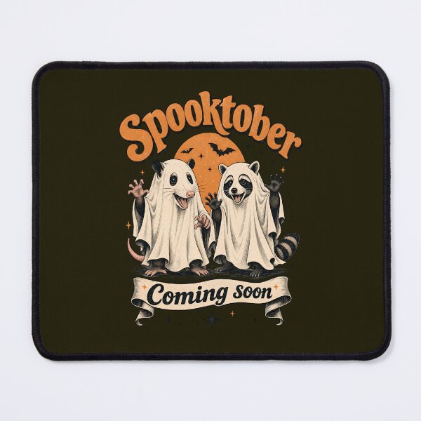 Item preview, Celebrating Spooktober with Raccoon and Opossum designed and sold by ParadoxParadox.