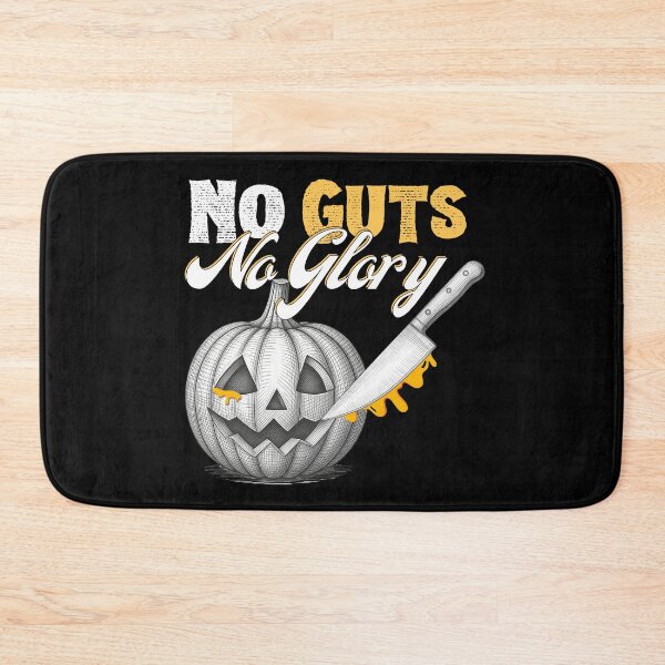 Item preview, No Guts No Glory - Funny Pumpkin Carving Halloween | Light Ink Edition designed and sold by SunandShade.