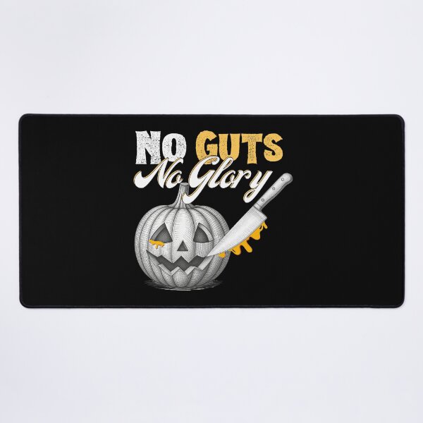 Item preview, No Guts No Glory - Funny Pumpkin Carving Halloween | Light Ink Edition designed and sold by SunandShade.