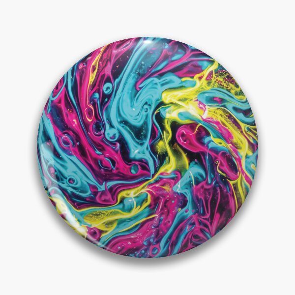 Item preview, Radiant Fluid Pour Abstract Glowing Network Art designed and sold by Designial.