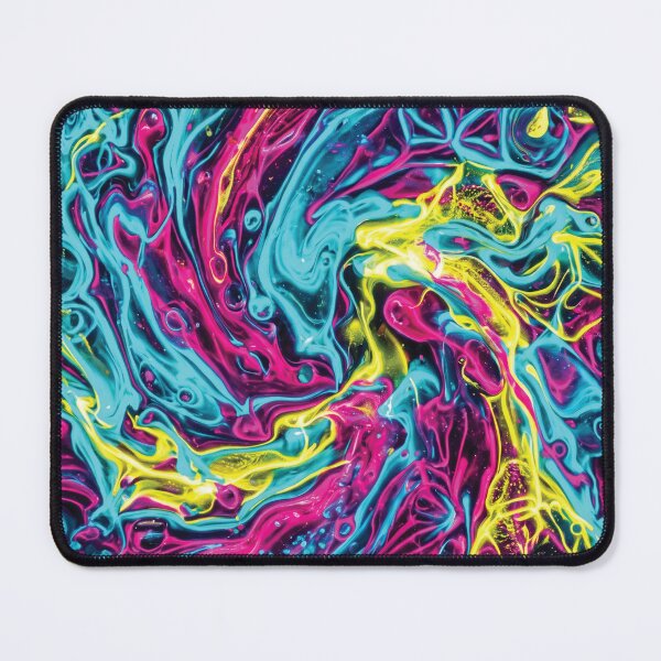 Item preview, Radiant Fluid Pour Abstract Glowing Network Art designed and sold by Designial.