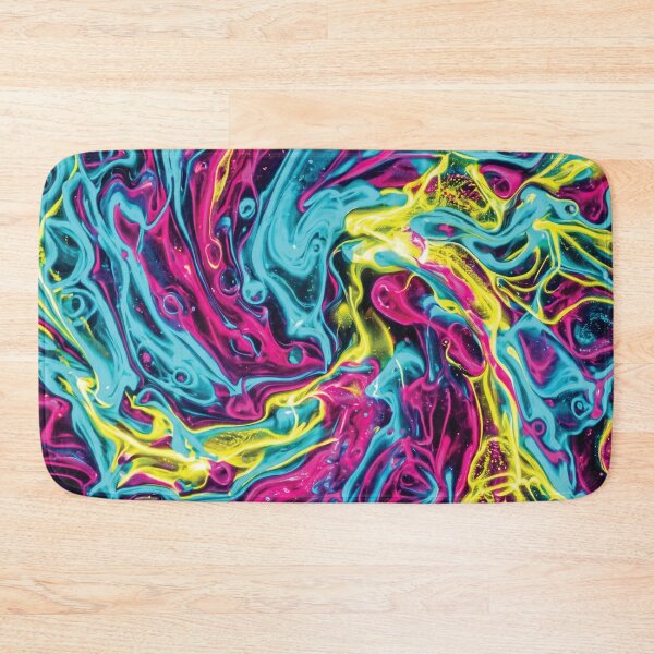 Item preview, Radiant Fluid Pour Abstract Glowing Network Art designed and sold by Designial.