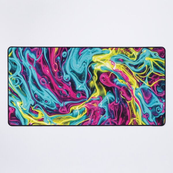 Item preview, Radiant Fluid Pour Abstract Glowing Network Art designed and sold by Designial.