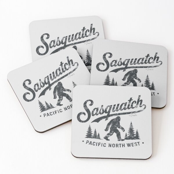 Item preview, Retro Sasquatch Font Illustration: Unique Cryptid Art designed and sold by studio150design.