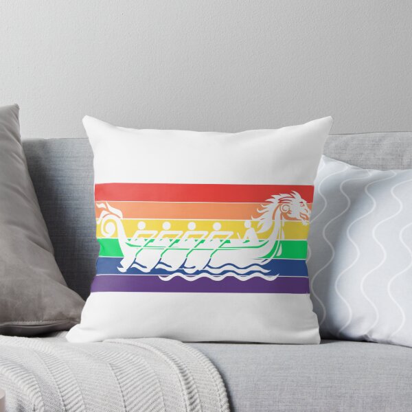 Item preview, Rainbow Flag Dragon Boat designed and sold by PADDLES UP!.