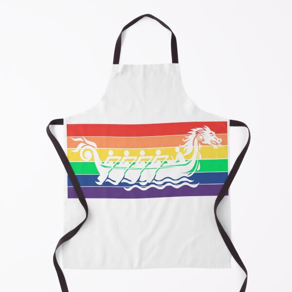 Item preview, Rainbow Flag Dragon Boat designed and sold by PADDLES UP!.