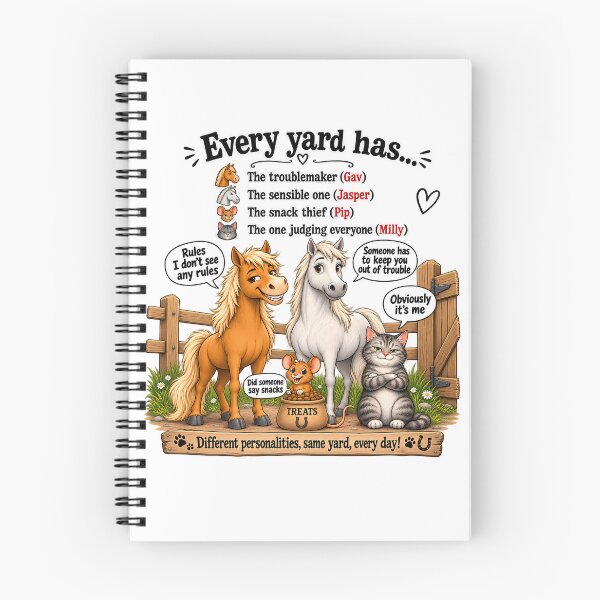 Item preview, Every Yard Has... Funny Horse Humour designed and sold by Arvelle Art.