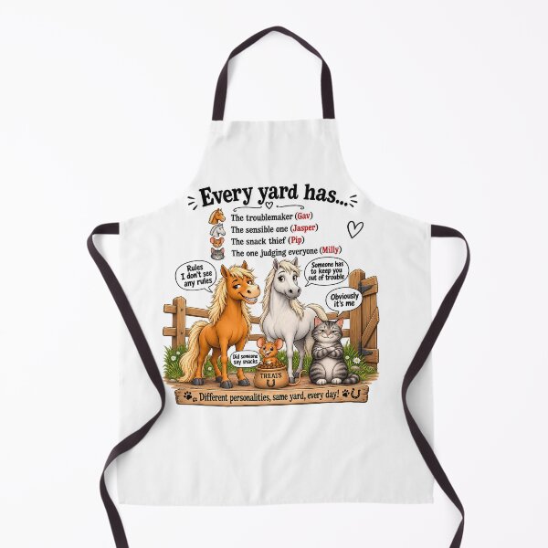Item preview, Every Yard Has... Funny Horse Humour designed and sold by Arvelle Art.