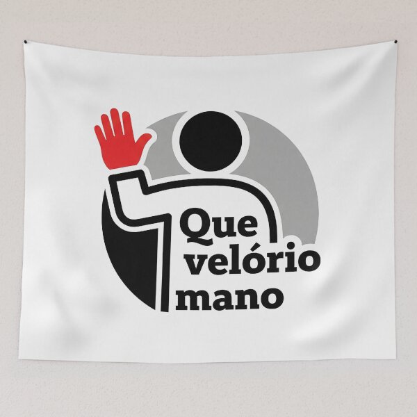 Item preview, Que Velório Mano - Meme Phrase Gíria Brazil Minimalist designed and sold by elglotonmusical.