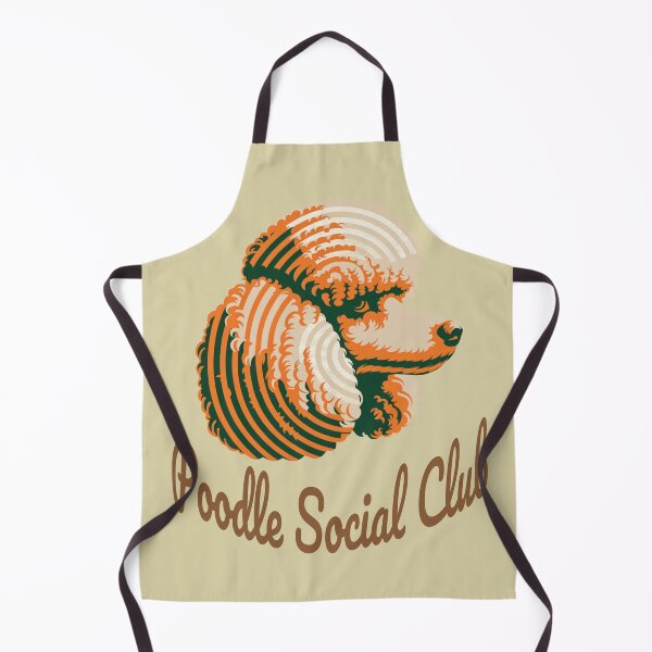Item preview, Poodle Social Club Vintage Badge designed and sold by Kinship-Pets.