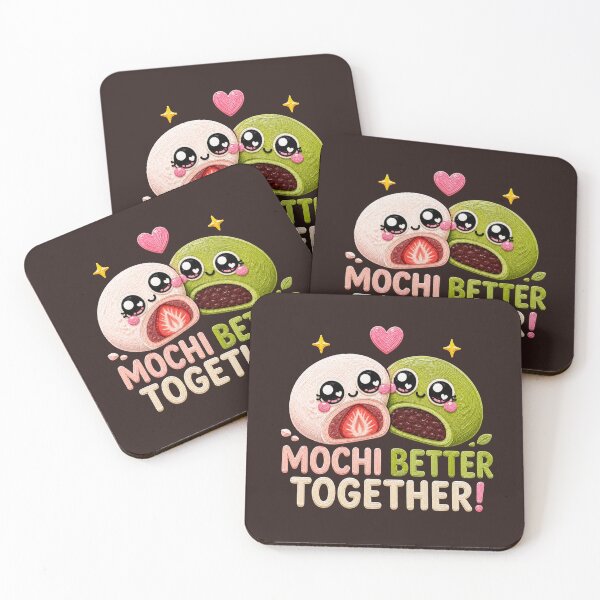 Item preview, Mochi Better Together Cute Mochi designed and sold by Liv Solara.