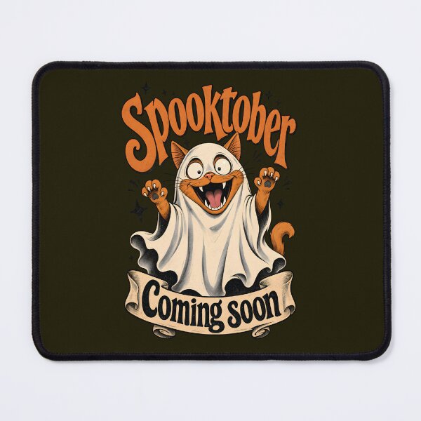 Item preview, Celebrating Spooktober with spooky cat - Coming soon! designed and sold by ParadoxParadox.