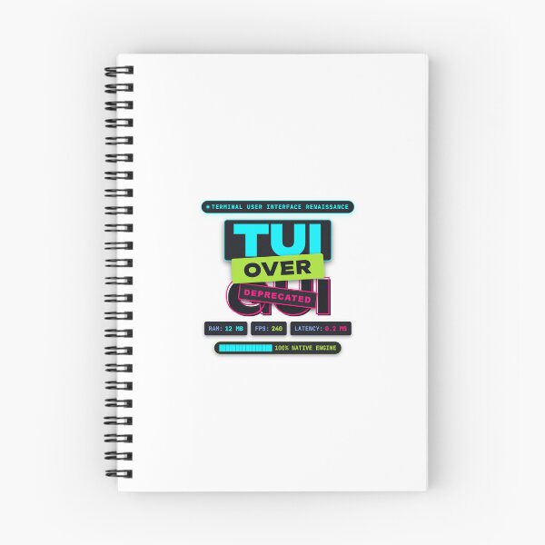 Item preview, TUI OVER GUI // Terminal UI Renaissance Tee designed and sold by bigramy.