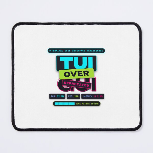 Item preview, TUI OVER GUI // Terminal UI Renaissance Tee designed and sold by bigramy.