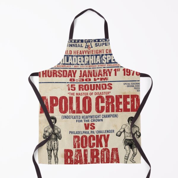 Item preview, Rocky V Apollo Creed Fight Poster Fan Art Original Custom Vintage Movie Poster Wall Tee Design designed and sold by Cool Robot Bro..