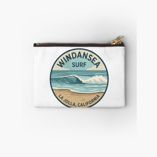 Item preview, Windansea Surf La Jolla California Ocean Wave Sunset Badge designed and sold by LittleArij.