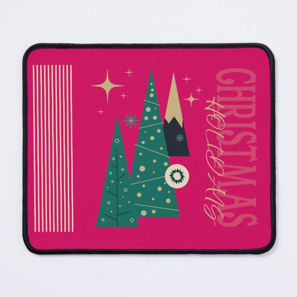 Item preview, Geometric Christmas Trees Mountain Print designed and sold by photossmirnov.