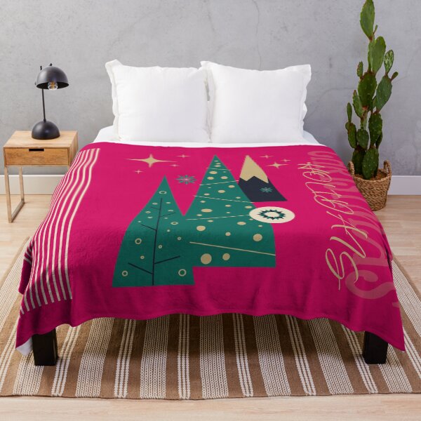 Item preview, Geometric Christmas Trees Mountain Print designed and sold by photossmirnov.
