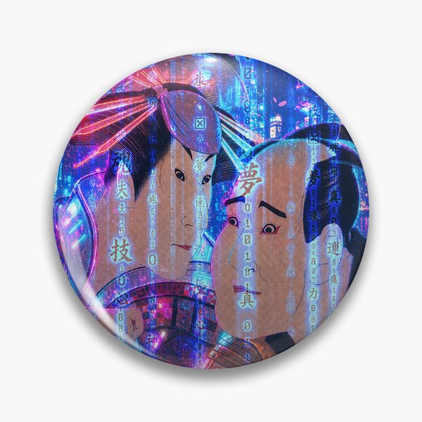 Item preview, Cyberpunk Edo Kabuki | Japanese Ukiyo-e Theater | Sakura Neon Japan designed and sold by RhymeArc.
