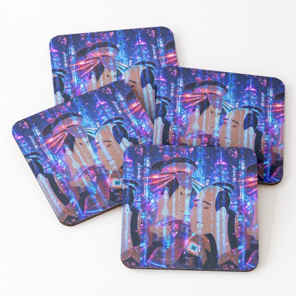 Item preview, Cyberpunk Edo Kabuki | Japanese Ukiyo-e Theater | Sakura Neon Japan designed and sold by RhymeArc.