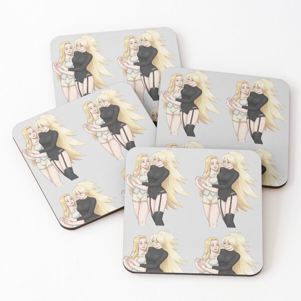 Item preview, Blonde Anime Couple Character Digital Illustration designed and sold by KaleChub.