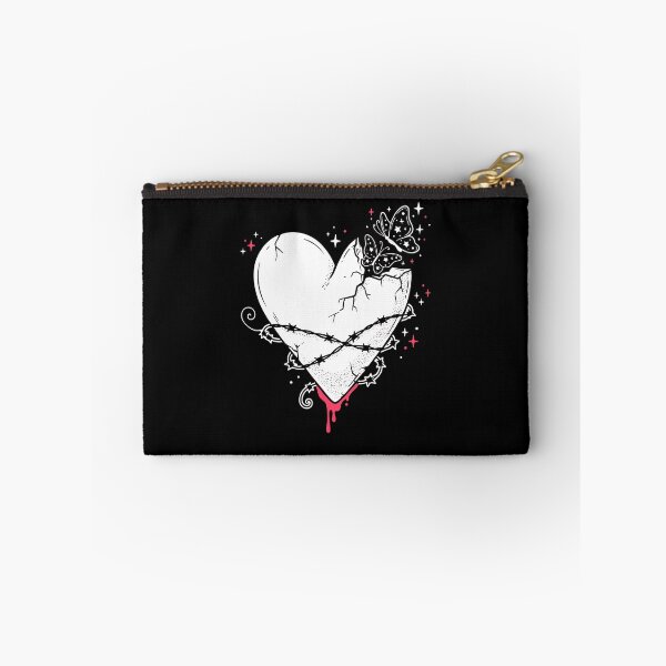 Item preview, Barbed Wire Broken Heart Scene Emo Design designed and sold by Say It With Ink.