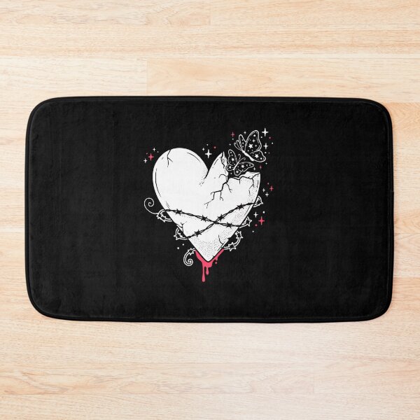 Item preview, Barbed Wire Broken Heart Scene Emo Design designed and sold by Say It With Ink.