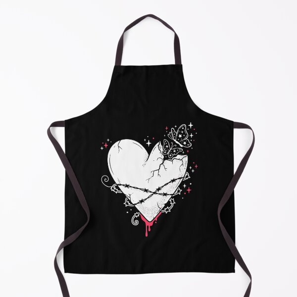 Item preview, Barbed Wire Broken Heart Scene Emo Design designed and sold by Say It With Ink.