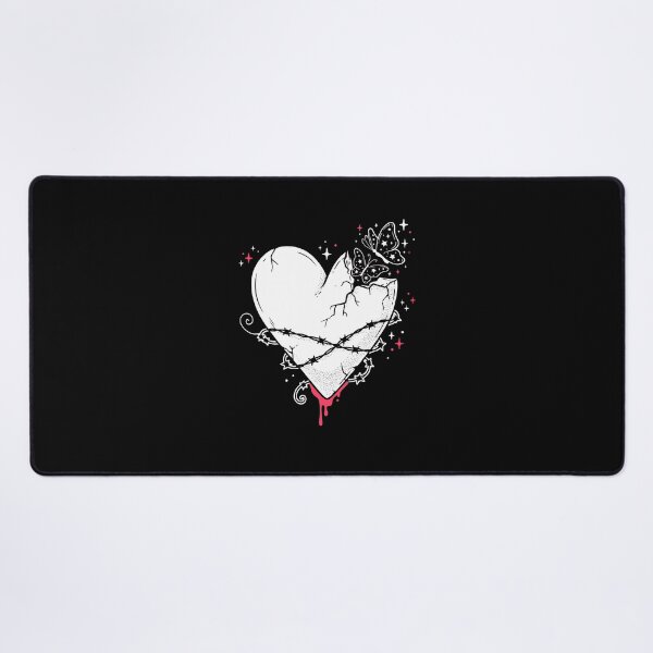 Item preview, Barbed Wire Broken Heart Scene Emo Design designed and sold by Say It With Ink.