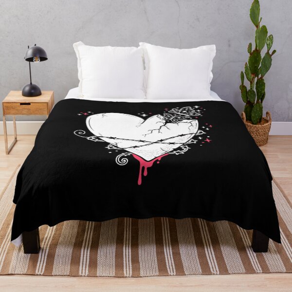 Item preview, Barbed Wire Broken Heart Scene Emo Design designed and sold by Say It With Ink.