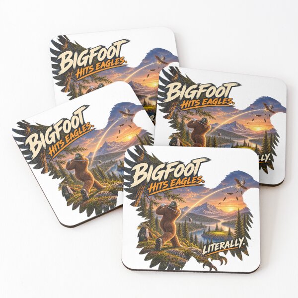 Item preview, Bigfoot hits eagles. Literally. designed and sold by Pin&Palm.