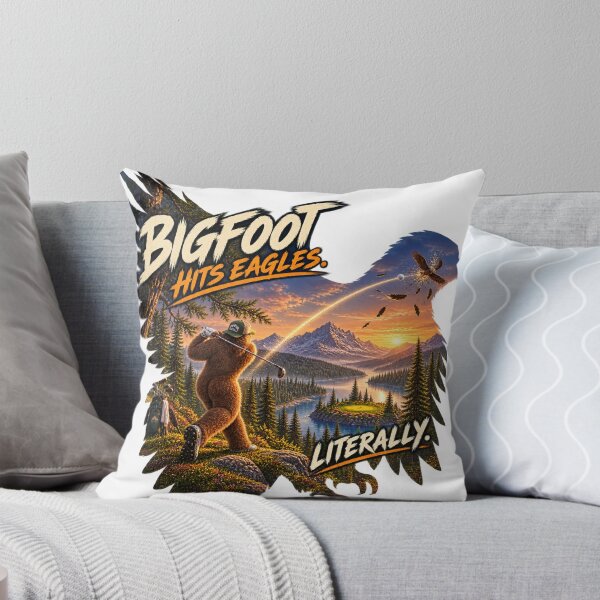 Item preview, Bigfoot hits eagles. Literally. designed and sold by Pin&Palm.