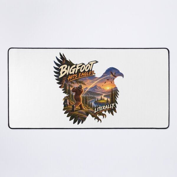 Item preview, Bigfoot hits eagles. Literally. designed and sold by Pin&Palm.