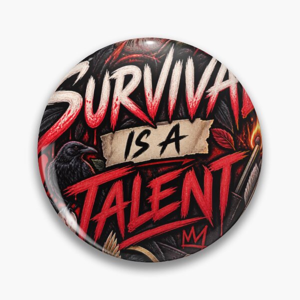 Item preview, Survival Is a Talent – Dark Dystopian Aesthetic designed and sold by AndGarciart.