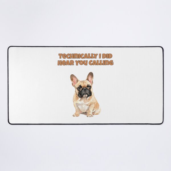 Item preview, Selective Hearing French Bulldog Funny Dog Art designed and sold by NatureUnleashed.
