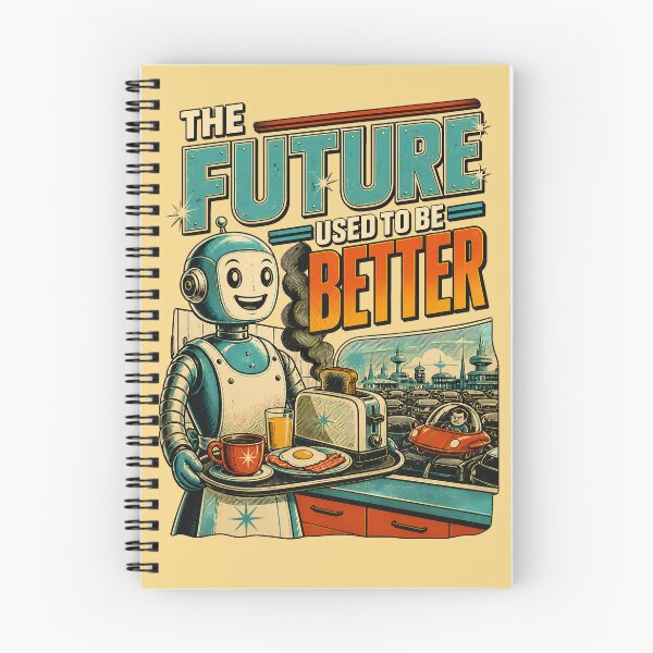 Item preview, The Future Used To Be Better Retrofuturism 1950s Sci-Fi Robot designed and sold by SVox.