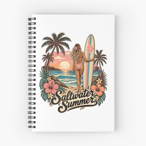 Item preview, Vintage 70s Female Surfer Sunset designed and sold by urbinet.