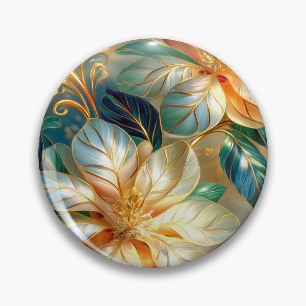 Item preview, Golden Magnolia Floral Art designed and sold by MargaretWiktor.