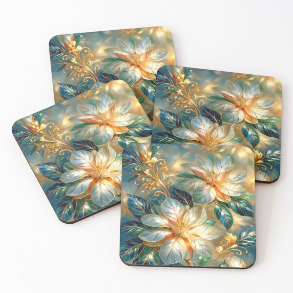 Item preview, Golden Magnolia Floral Art designed and sold by MargaretWiktor.