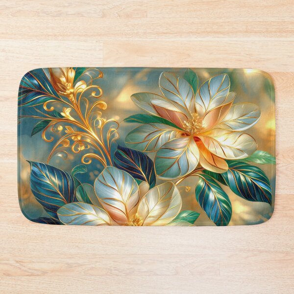 Item preview, Golden Magnolia Floral Art designed and sold by MargaretWiktor.