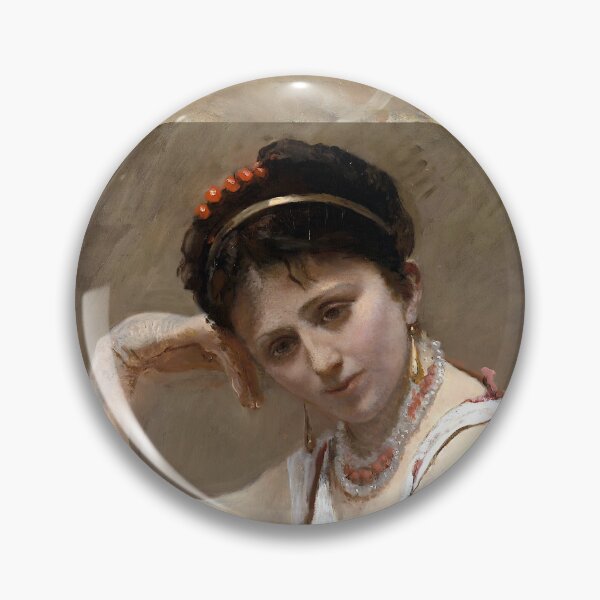 Item preview, Interrupted Reading - Jean Baptiste Camille Corot designed and sold by Jon-Baran.