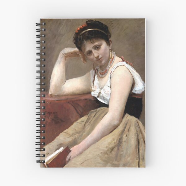 Item preview, Interrupted Reading - Jean Baptiste Camille Corot designed and sold by Jon-Baran.