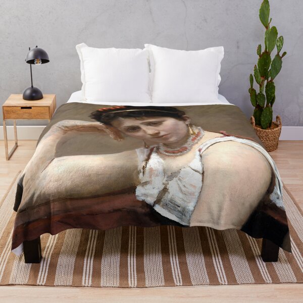 Item preview, Interrupted Reading - Jean Baptiste Camille Corot designed and sold by Jon-Baran.