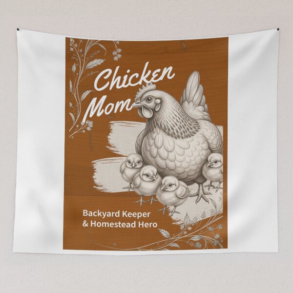 Item preview, Chicken Mom Vintage Farm Style designed and sold by Bennie Singh.