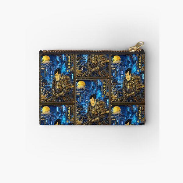 Item preview, Cyberpunk Samurai Edo Japan | Ukiyo-e Warrior | Mount Fuji Sakura Neon Tokyo Gold Bulue designed and sold by RhymeArc.