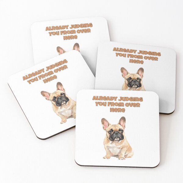 Item preview, Judgy French Bulldog Sarcastic Frenchie Design designed and sold by NatureUnleashed.