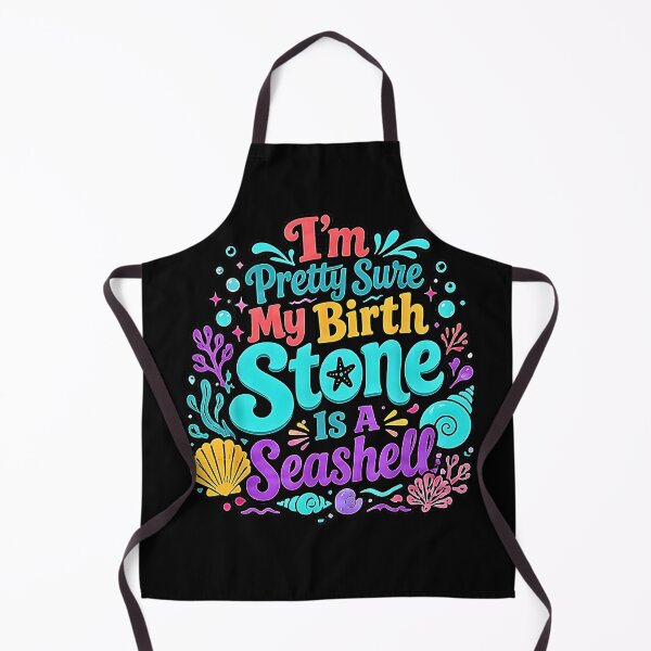 Item preview, My Birthstone Is A Seashell Cute Summer Beach Lover Groovy designed and sold by Rahamkshop.