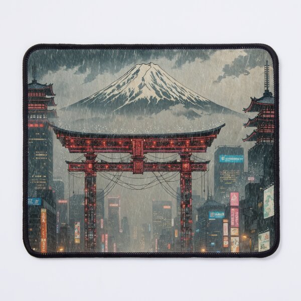 Item preview, Neon Rain over Neo Tokyo designed and sold by OpenFieldNotes.